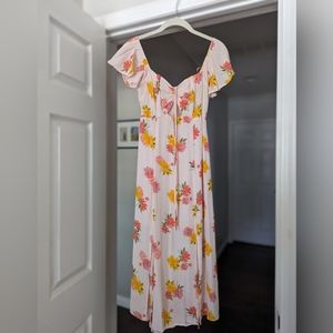 Astr the label pink floral dress